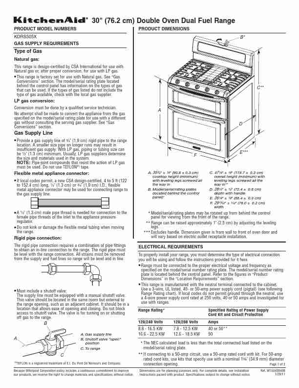 KitchenAid Double Oven KDRS505X-page_pdf